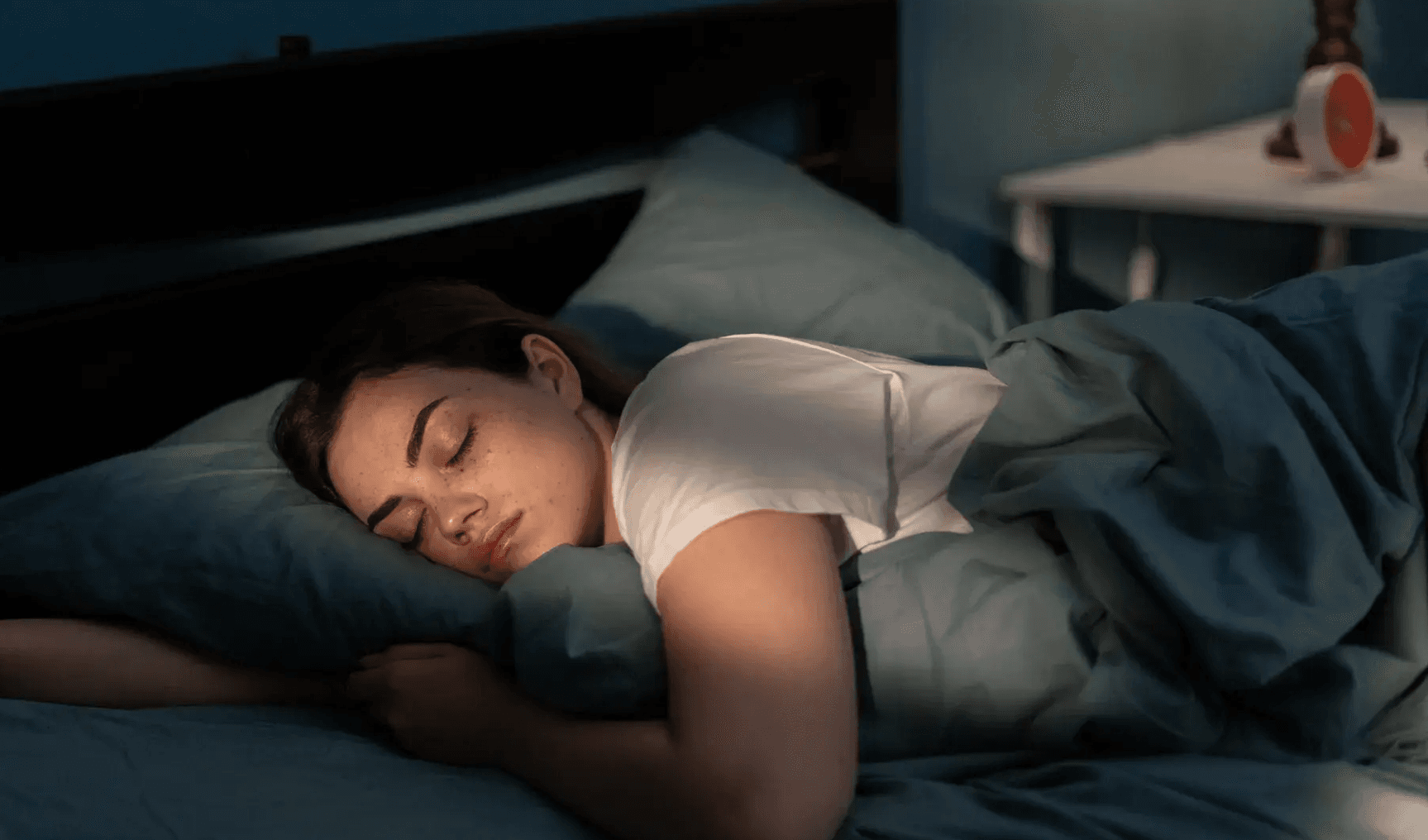 Woman sleeping peacefully